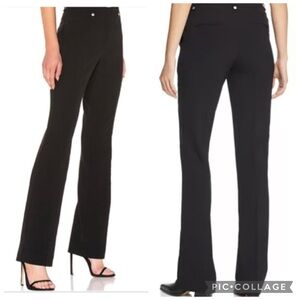 Anine Bing High Rise Charlotte Suit Pant Flare Size small Black